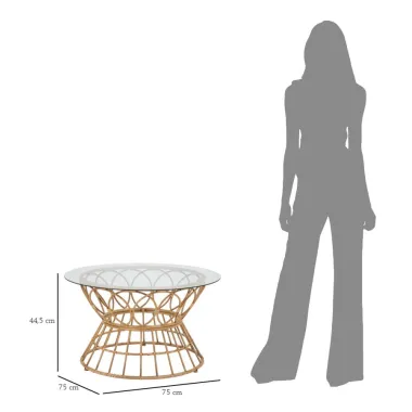 Stolik kawowy Panama Circle Ø 75x44,5 cm